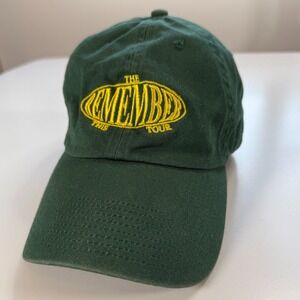 JONAS BROTHERS The Remember This Tour 2021 Dad Hat Green Adjustable Strapback